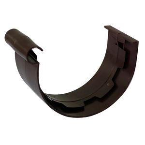 Unión Canaleta PVC P-25 Marrón