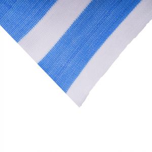 Malla Sombra Raschel 80% 4,2 x 1 m Azul Blanco