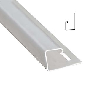 Perfil J 16 x 19 mm 3,81 m Blanco