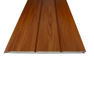 Siding Metal 16 x 380 mm 3,8 m Cedro