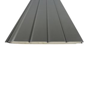 Siding Metal 16 x 380 mm 3,8 m Gris Grafito