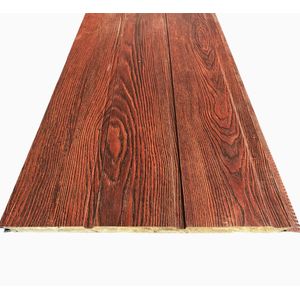 Siding Metal 16 x 380 mm 3,8 m Caoba Inglés