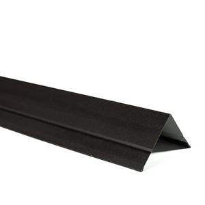 Perfil Siding Metálico Esquinero Exterior 4 cm 2 mm 3 m Negro