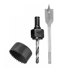 Broca Instalación Cerradura Madera 3 pz