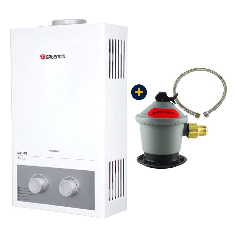 Combo-Calefont-Master-7-L-Combo-Calefont-Master-7-L-Gas-Licuado-Tiro-Natural-Ionizado-Kit-Regulador-Gas-Flexible-HI-Izquierdo-3-8-x-1-2-100-cm-PK217