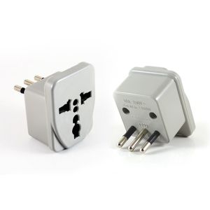 Adaptador Multinorma 2 P + T 10 A Gris