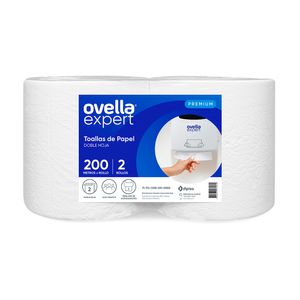 Papel Toalla Doble Hoja 200 m 2 un Ovella