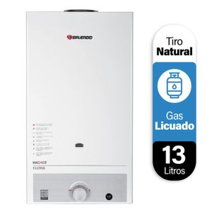 Calefont Master 13 L Gas Licuado Tiro Natural Ionizado