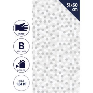 Cerámica Muro 31 x 60 cm 1,84 m2 Safira Gris