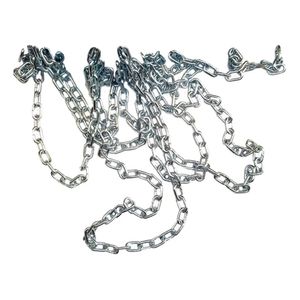 Cadena Eslabón Corto Acero Zincado 3 mm 1m