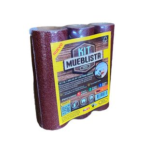 Kit Lija De Rollo Para Madera 3 un