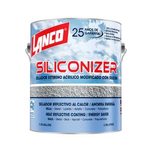 Sellador Impermeabilizantes Para Techos Siliconizer 1 GL Rojo