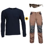 Combo-Polera-Manga-Larga-Pantalon-Cargo-Dakota-Lente-De-Seguridad-Gris-PK231_1