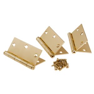 Bisagra L88 3,5 x 3,5" Bronce 3 un