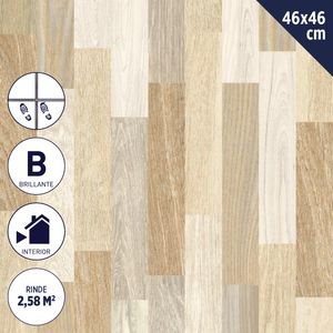 Cerámica Piso 46X46Cm 2,58M2 Arrayan Beige